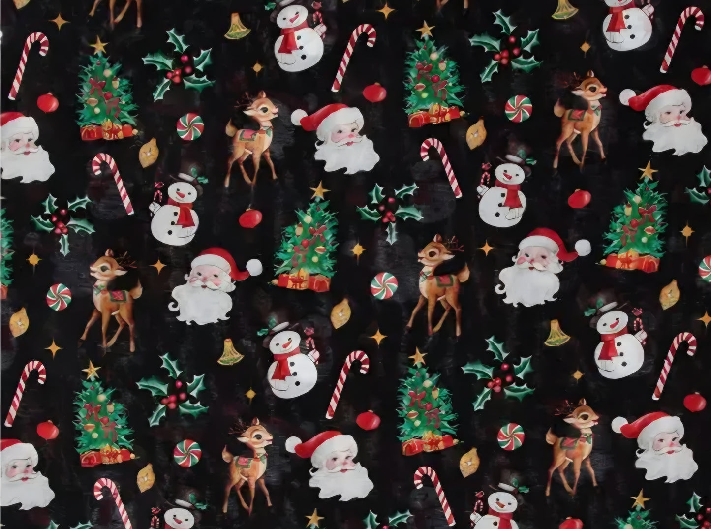 Christmas Sponge Fabrics
