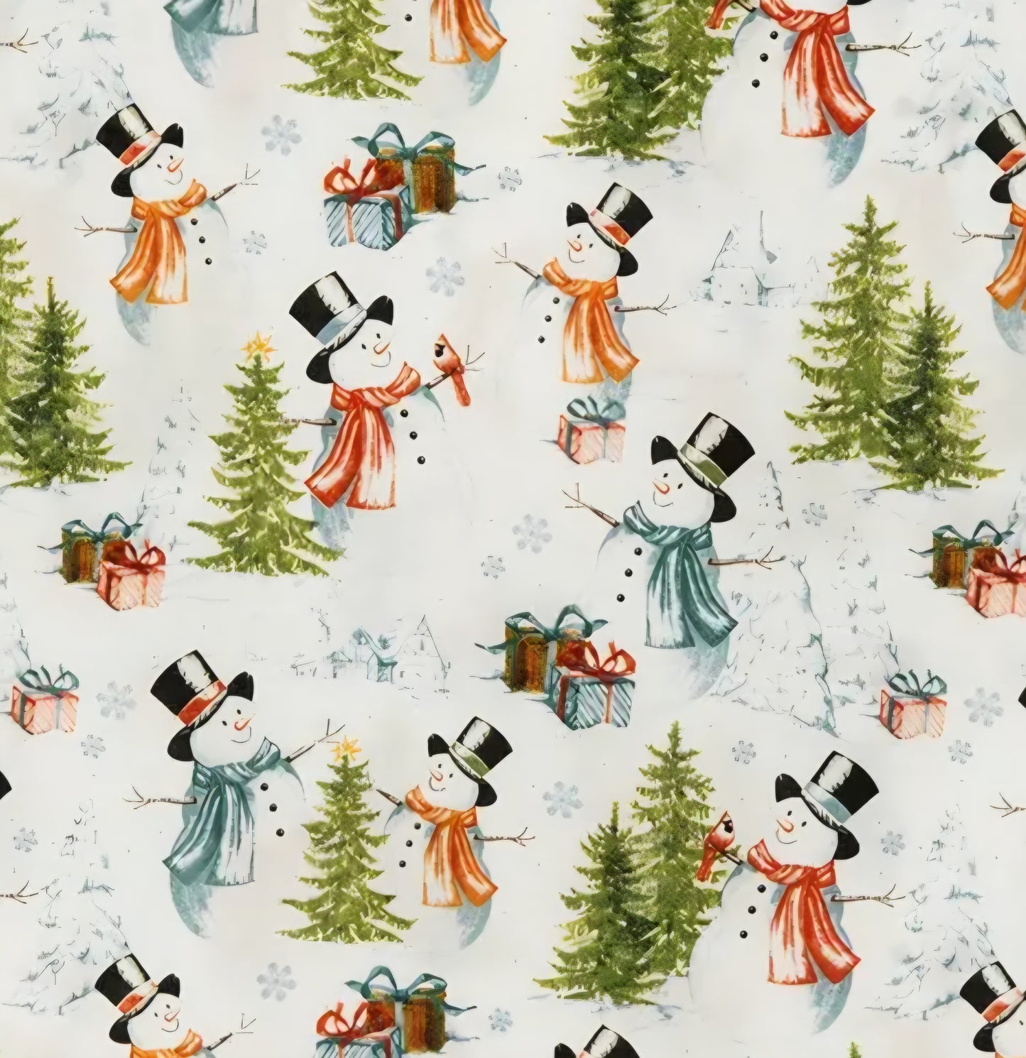 Christmas Sponge Fabrics